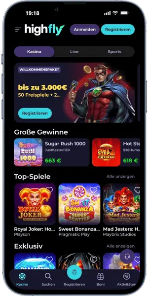 HighFly casino Startseite