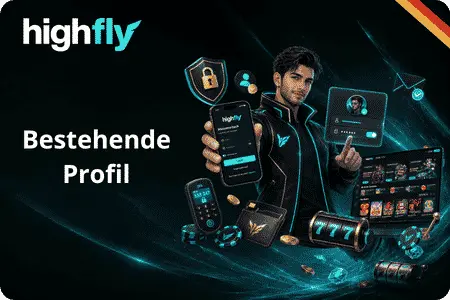 HighFly casino Einloggen in das bestehende Profil