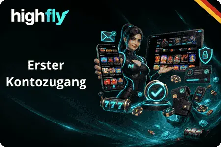 HighFly casino Aktivierung und erster Kontozugang