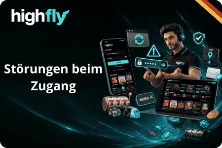HighFly casino Störungen beim Zugang
